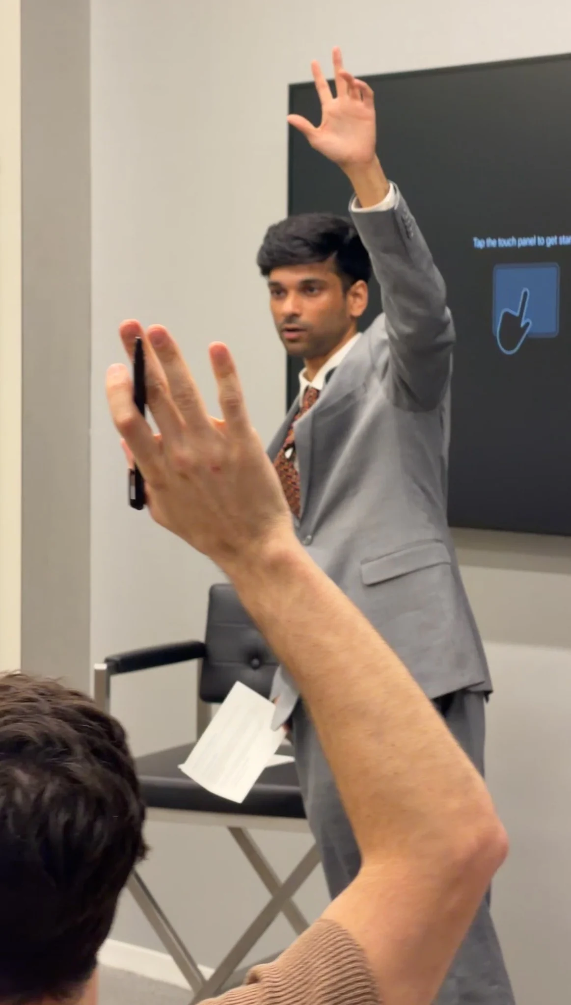 Amit introducing the panel